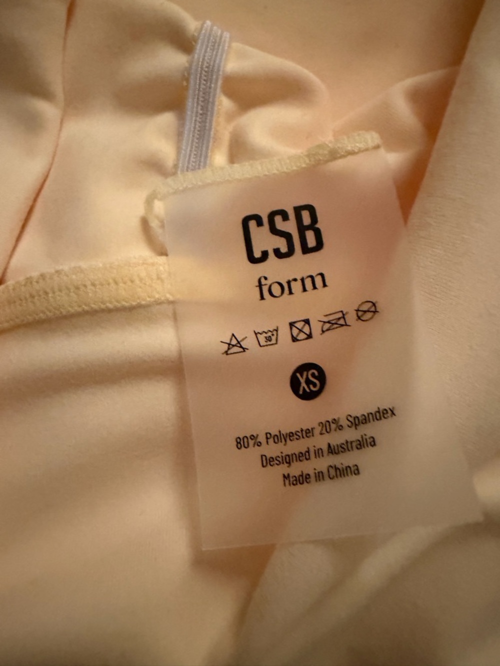 CSB form invisible scrunch fold over flare leggings - Picture 5 of 6